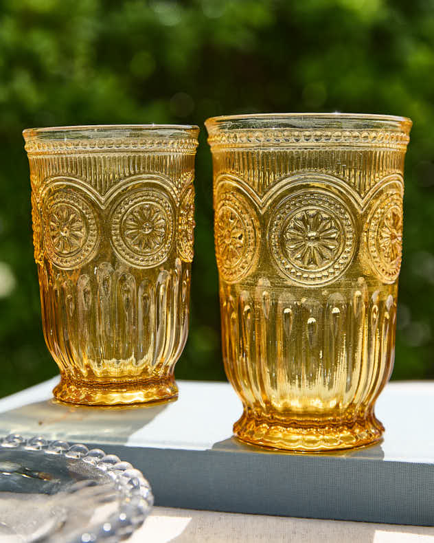 Zamora Amber Highball Tumbler