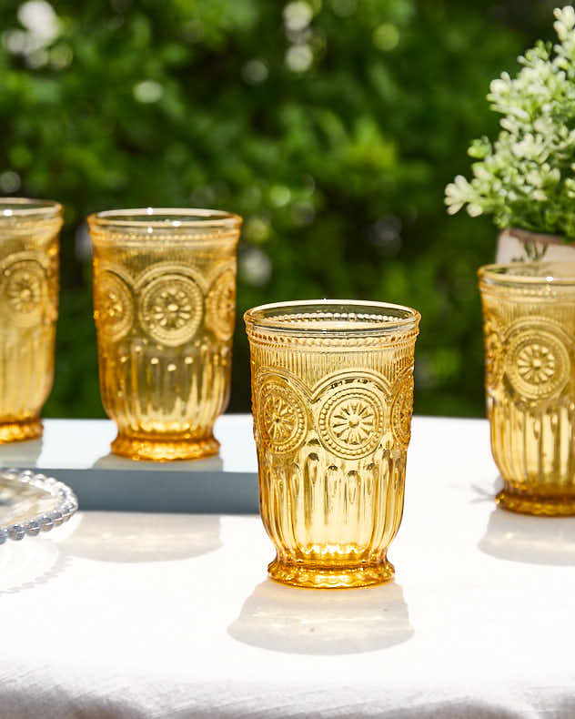 Zamora Amber Highball Tumbler
