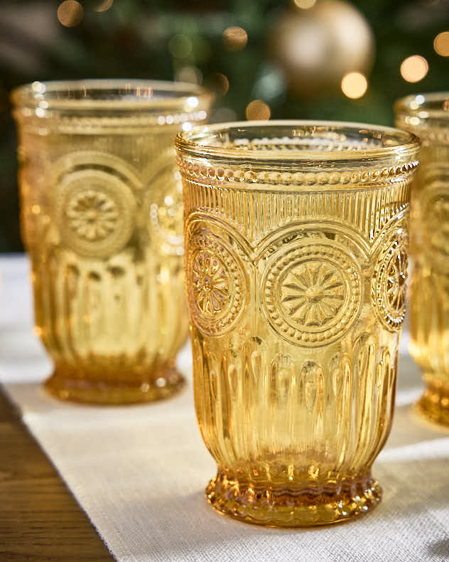 Zamora Amber Highball Tumbler