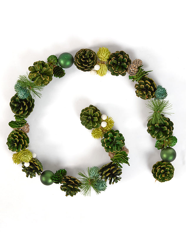 Woodland Green Garland - 120cm