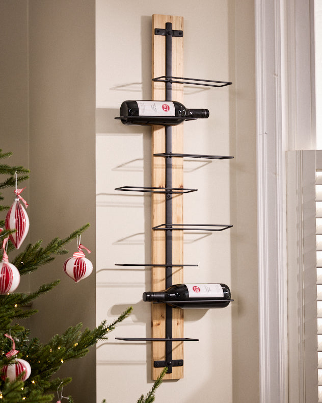 Wooden 8 Bottle Wine Rack