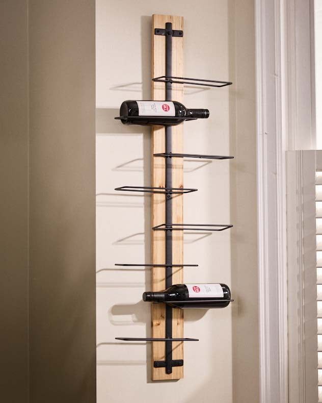Bottle Holders - Wooden 8 Bottle Wine Rack