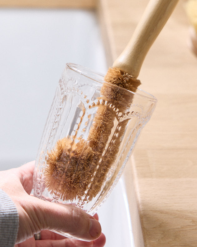 Kitchen Accessories - Set of 2 Wooden Bottle Brushes