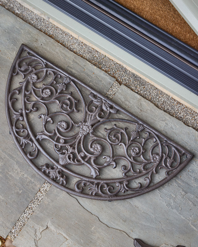 Cast Iron Crescent Doormat