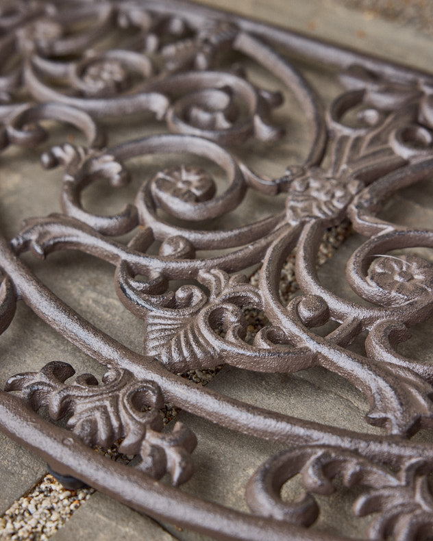 Cast Iron Crescent Doormat