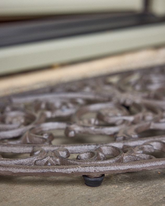 Cast Iron Crescent Doormat