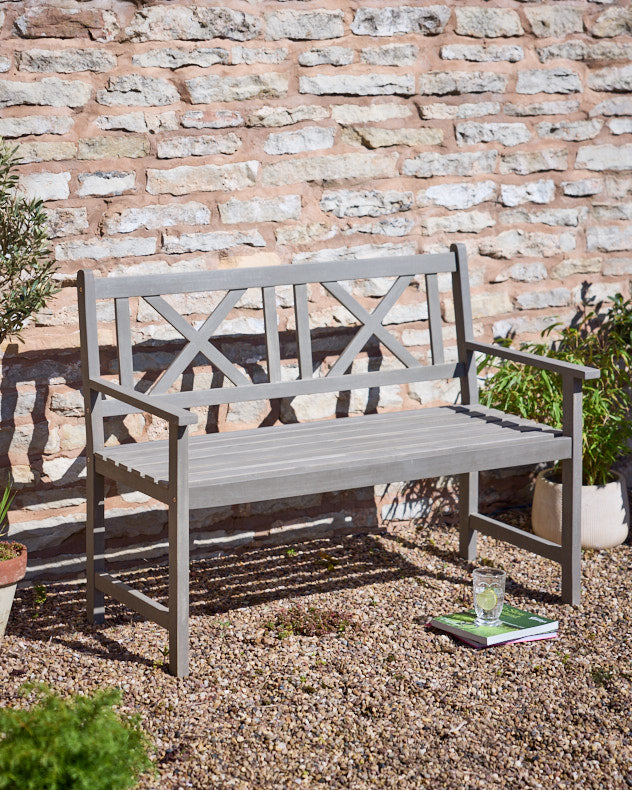 Millbeck 2 Seater Acacia Wood Bench