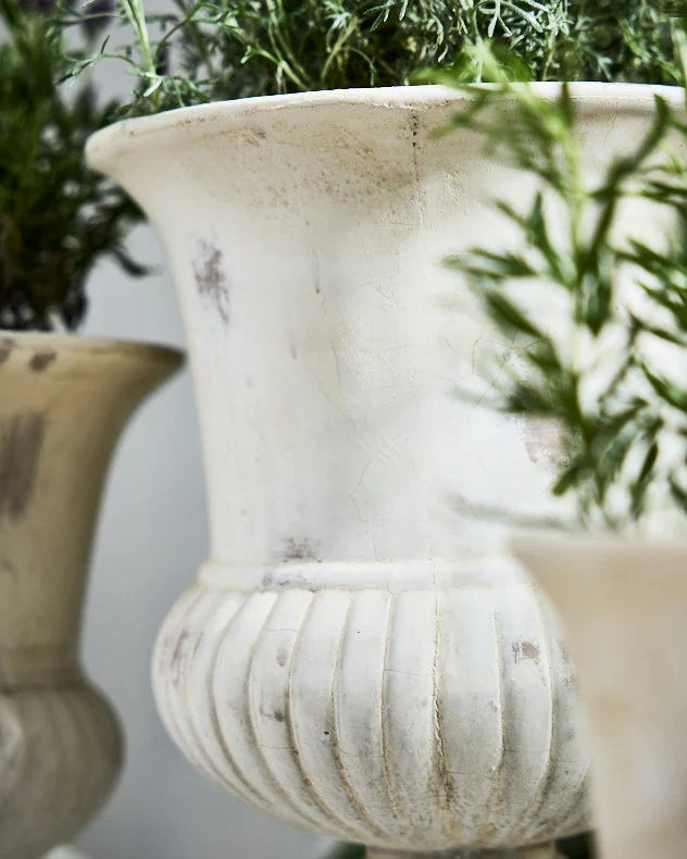 Granada White Planters
