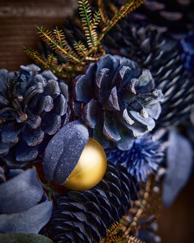 Personalised Moonlight Christmas Wreath