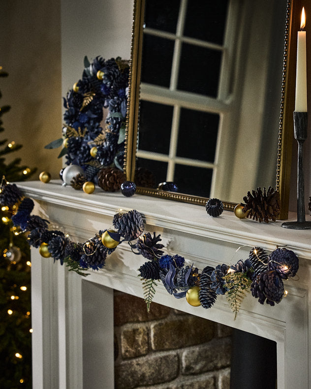 Moonlight Christmas Garland 1.2m