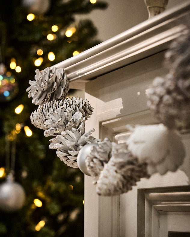 White Frosted Garland - 120cm