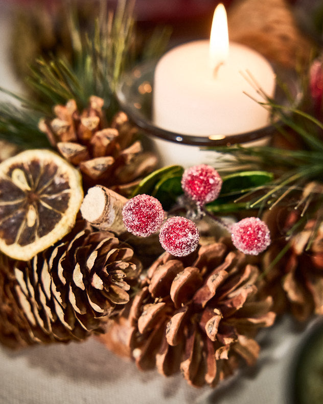 Citrus Spice Triple Tealight Holder