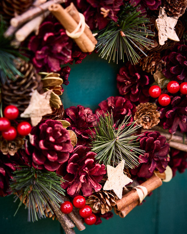 Wreaths - Burgundy Forest Mini Wreath