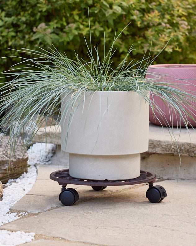 Dannes Round Scrolled Plant Trolley