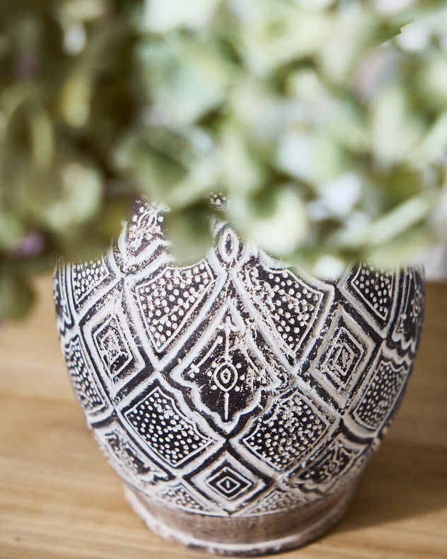 Zellij Moroccan Style Urn Vase