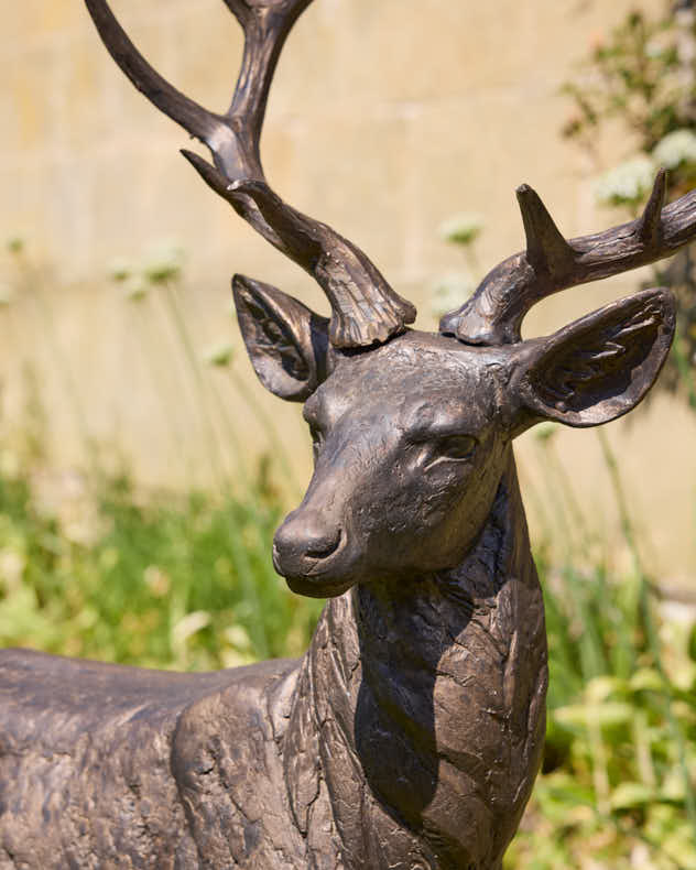 Ornaments - Majestic Giant Standing Stag Decoration