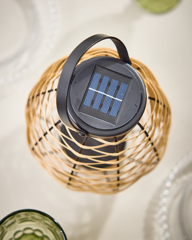 Oliena Round Woven Lantern