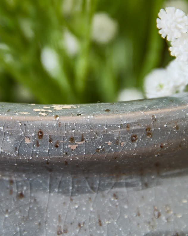 Soire Blue Floral Planter