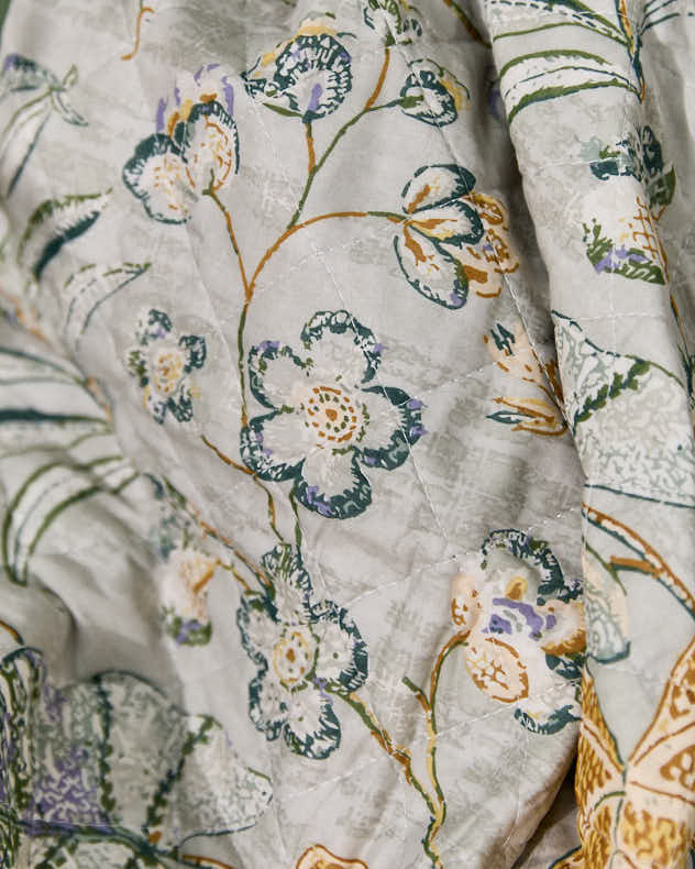 Briare Floral Quilted Throw