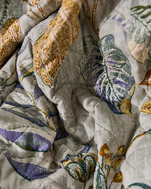 Briare Floral Quilted Throw