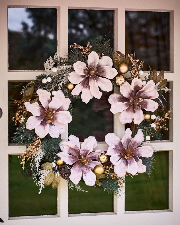 Magnolia Blush Wreath 55cm