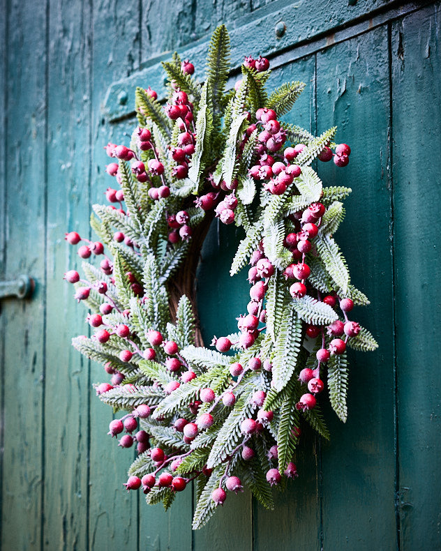 Hampton Frosted Berries Wreath 50cm