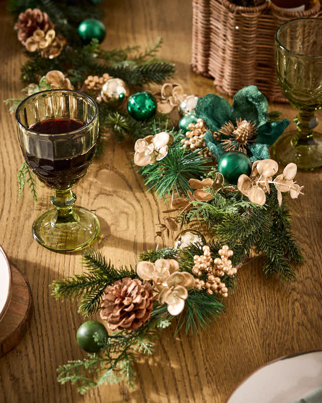 Guirlande de Noël de luxe Highbury - 180 cm