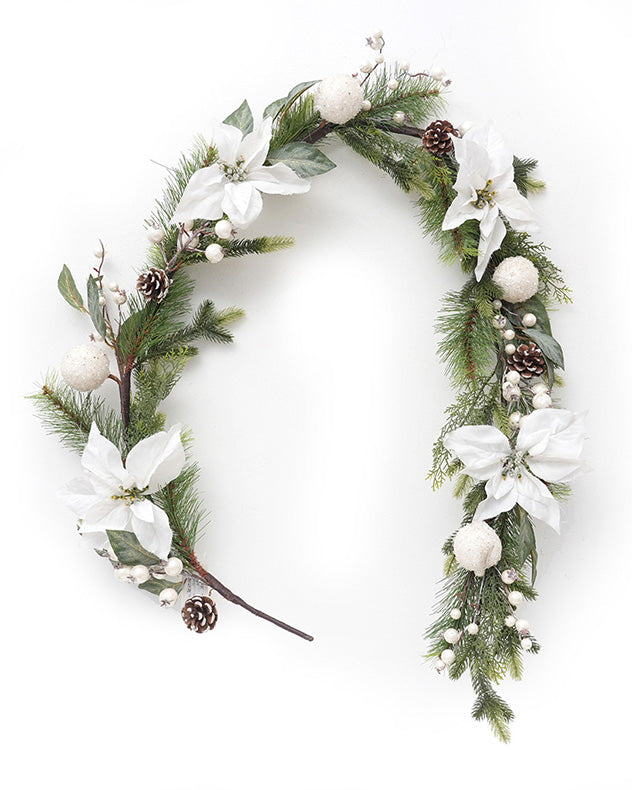 Valley Snowdrift Garland - 180cm