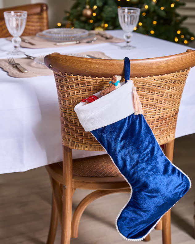 Stockings - Velvet Pom Pom Stocking Collection