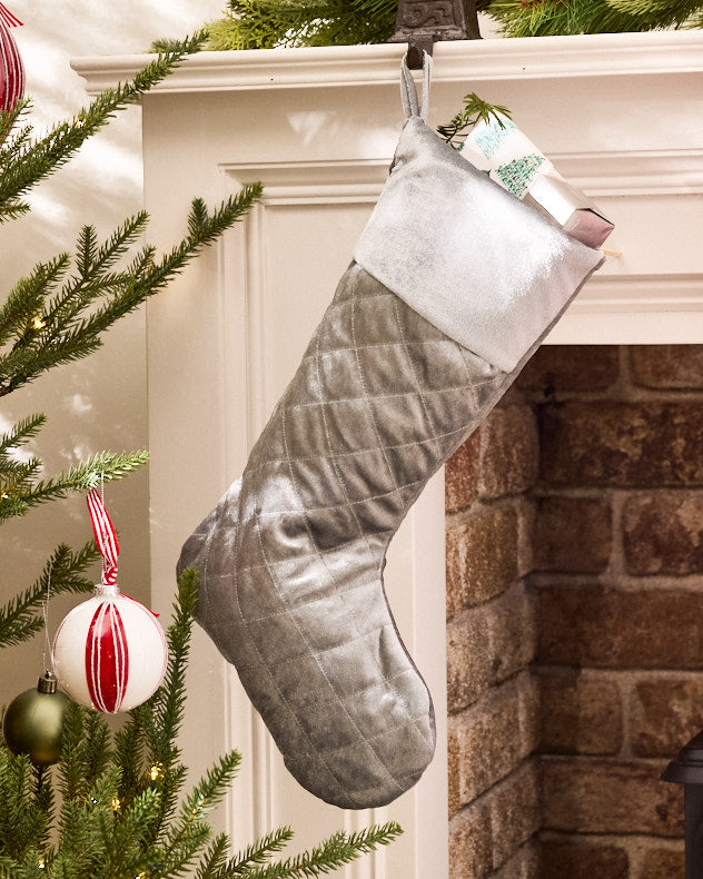 Quilted Velvet Stocking Collection