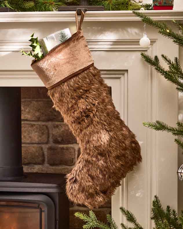 Stockings - Beresford Faux Fur Stocking Collection