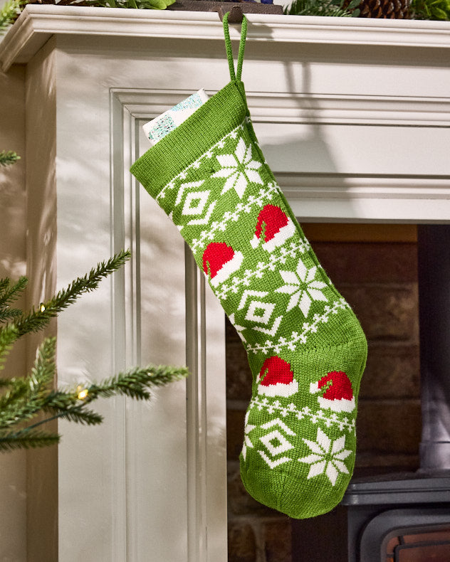 Stockings Candy Stripe - Knitted Stocking Collection