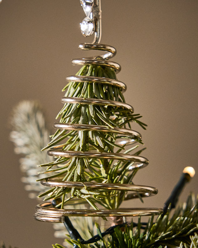 Silver Snowflake Tree Topper