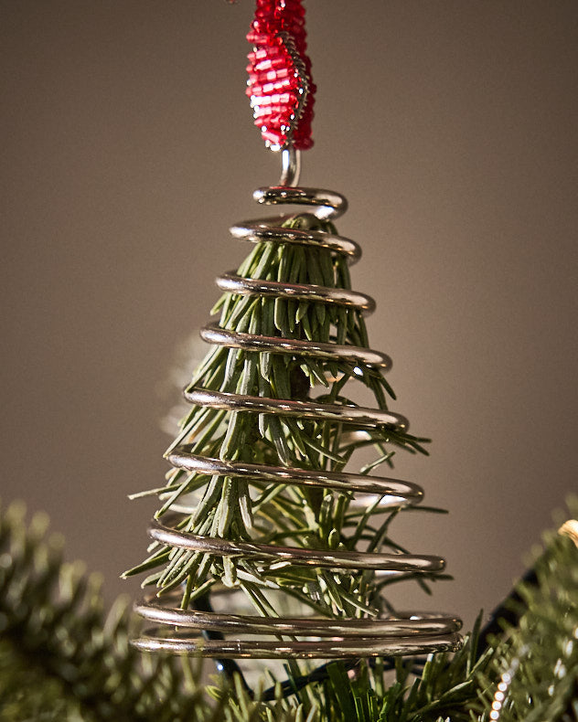 Tree Topper - Red Snowflake Tree Topper