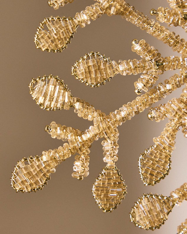 Tree Topper - Gold Snowflake Tree Topper