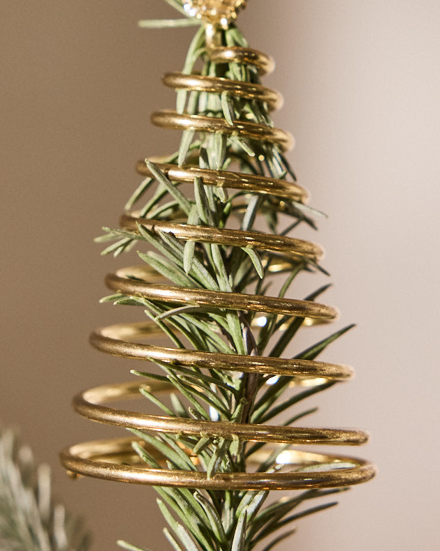 Gold Snowflake Tree Topper