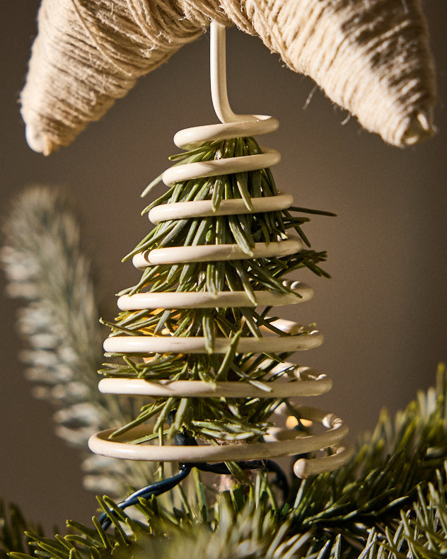 Cream Jute Star Tree Topper