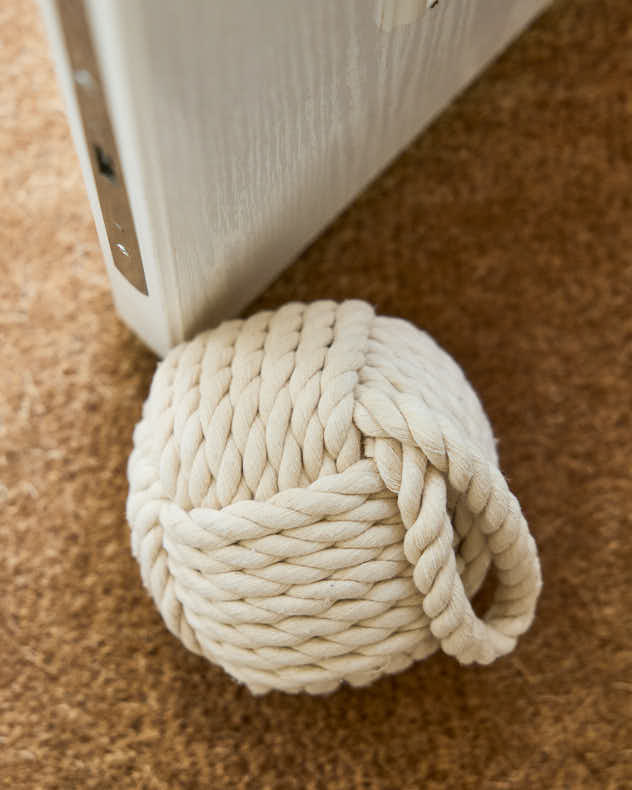 Door Stops - Cream Jute Rope Doorstop