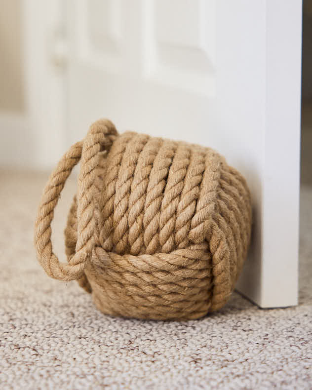 Natural Jute Rope Doorstop