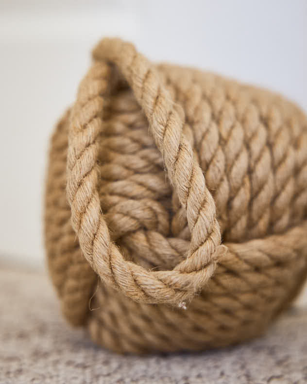 Natural Jute Rope Doorstop