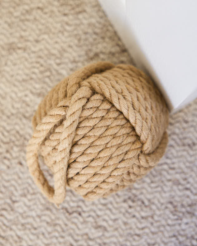 Natural Jute Rope Doorstop