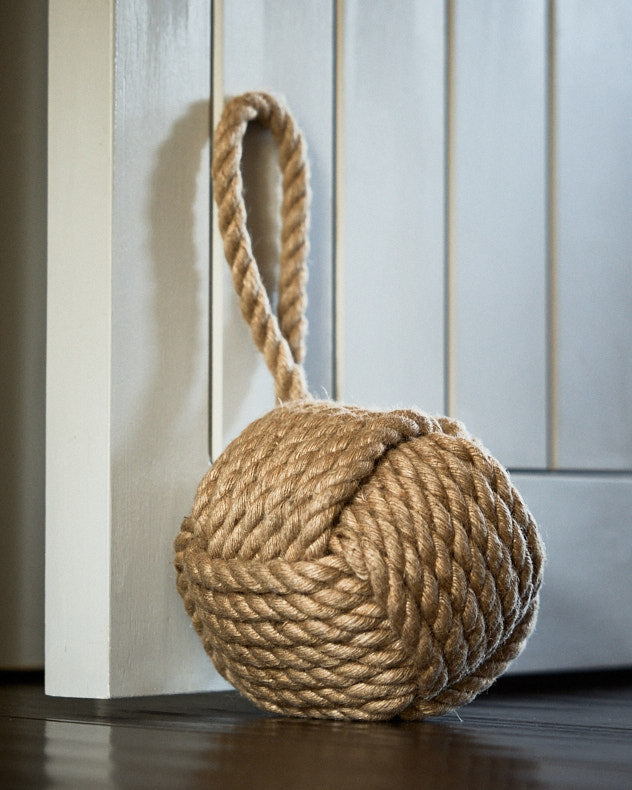 Door Stops Natural - Jute Rope Doorstop