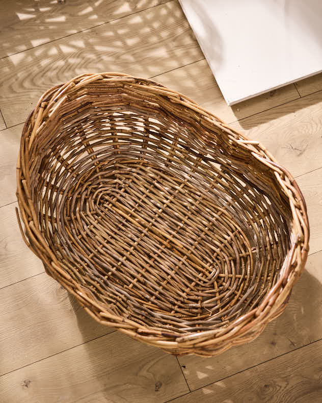 Wicker Boat Kindling Basket