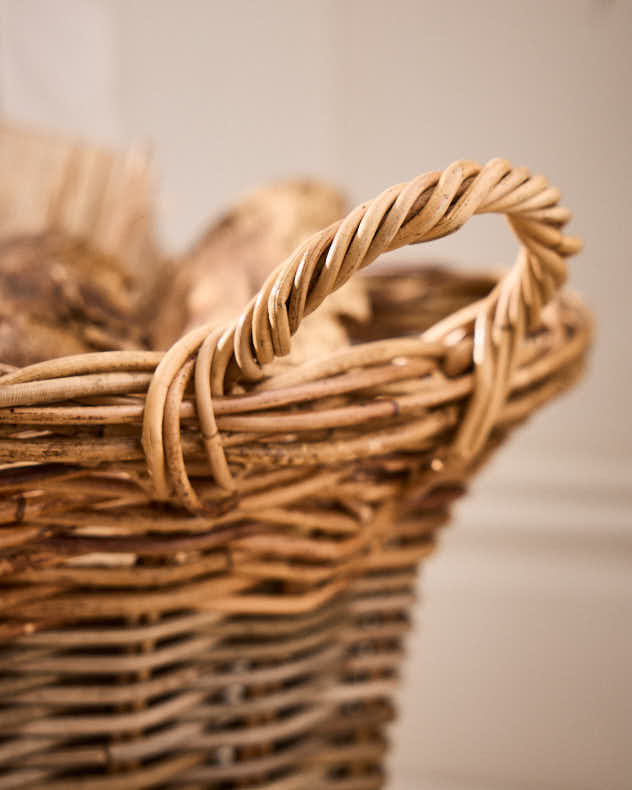 Pomona Fluted Log Basket