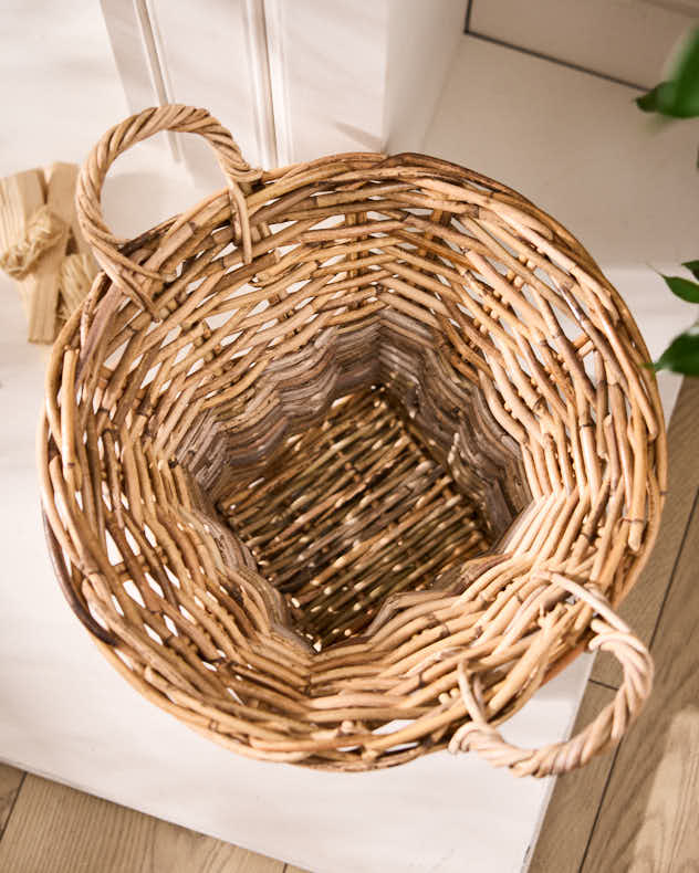 Pomona Fluted Log Basket