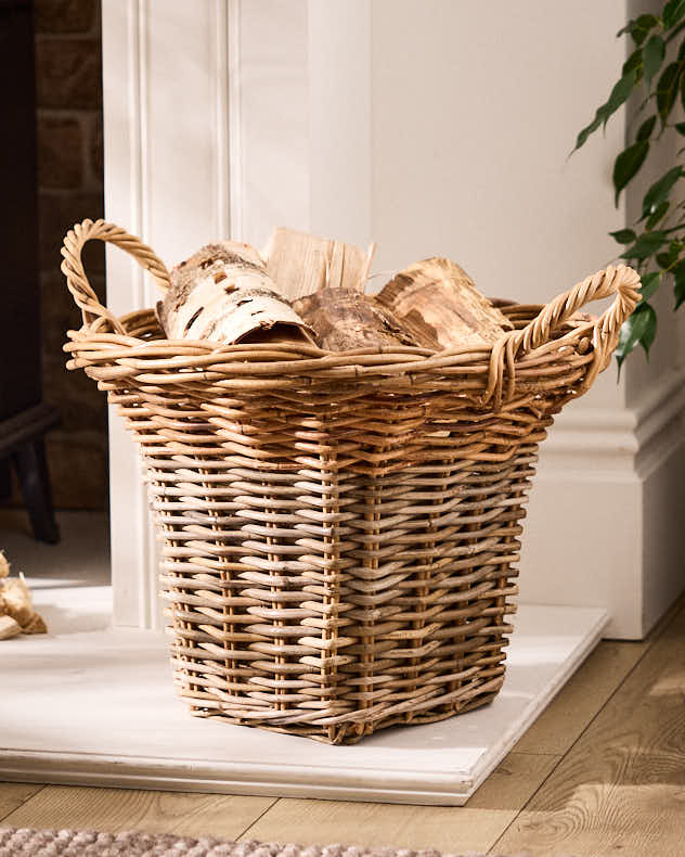 Pomona Fluted Log Basket