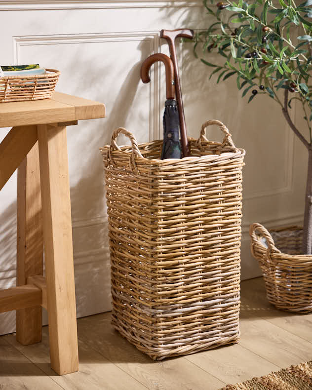 Umbrella Stands &amp; Racks - Ayer Rattan Umbrella Stand