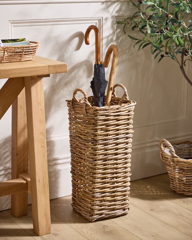Umbrella Stands & Racks - Ayer Rattan Umbrella Stand