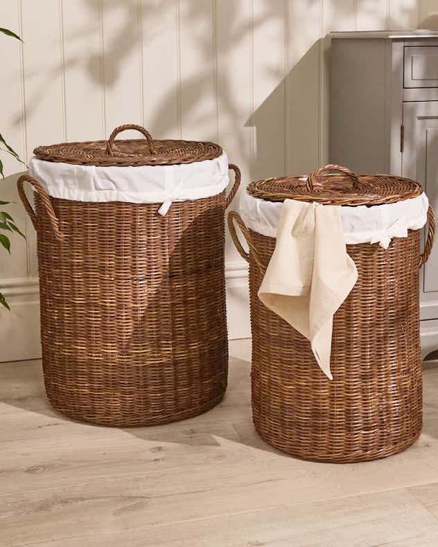 Aden Rattan Laundry Basket