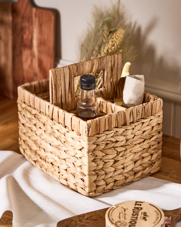 Kano Water Hyacinth Compartment Basket